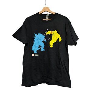 American Red Cross GODZILLA x KING KONG New Empire Movie Promo T-Shirt Size L
